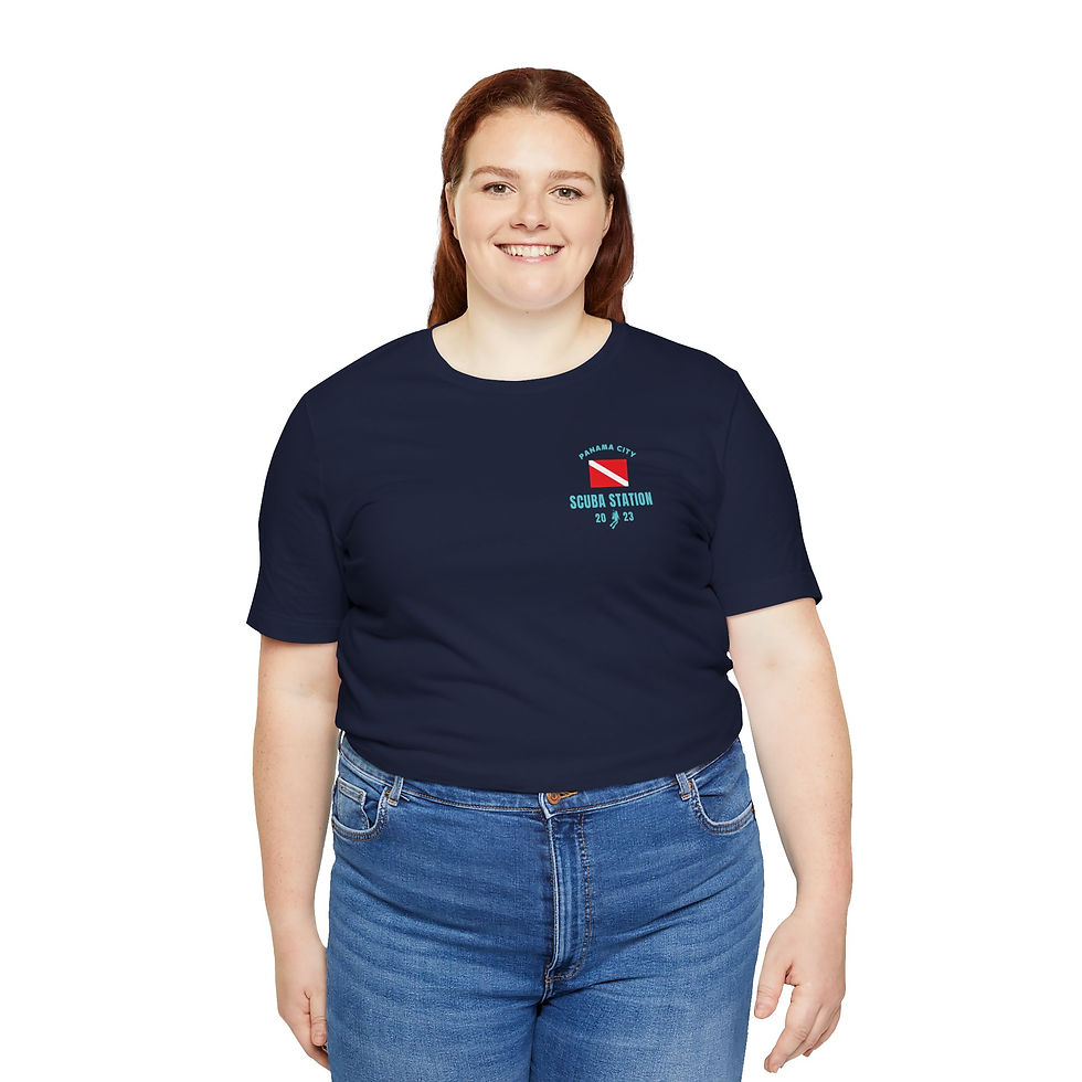 Thumbnail: Scuba Station Unisex T-Shirt, Navy
