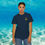 Thumbnail: Navy & Yellow Scuba Station Unisex Cotton T-Shirt