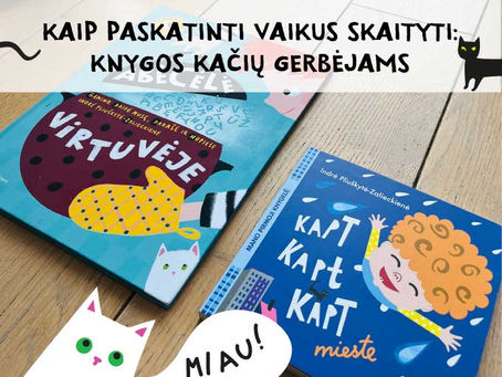 Kaip paskatinti vaikus skaityti: knygos kačių gerbėjams