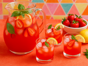 Strawberry Basil Lemonade