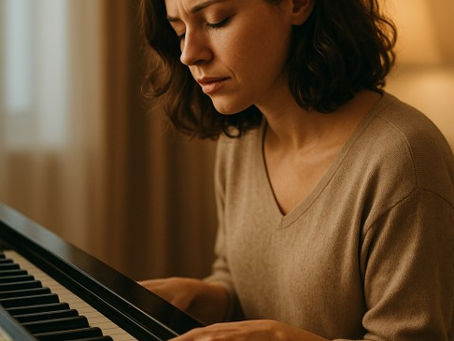 Când pianul nu e doar un instrument, ci o oglindă a sufletului: despre integrarea muzicii în procesul terapeutic.