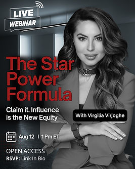 Personal Branding Webinar: The Star Power Formula