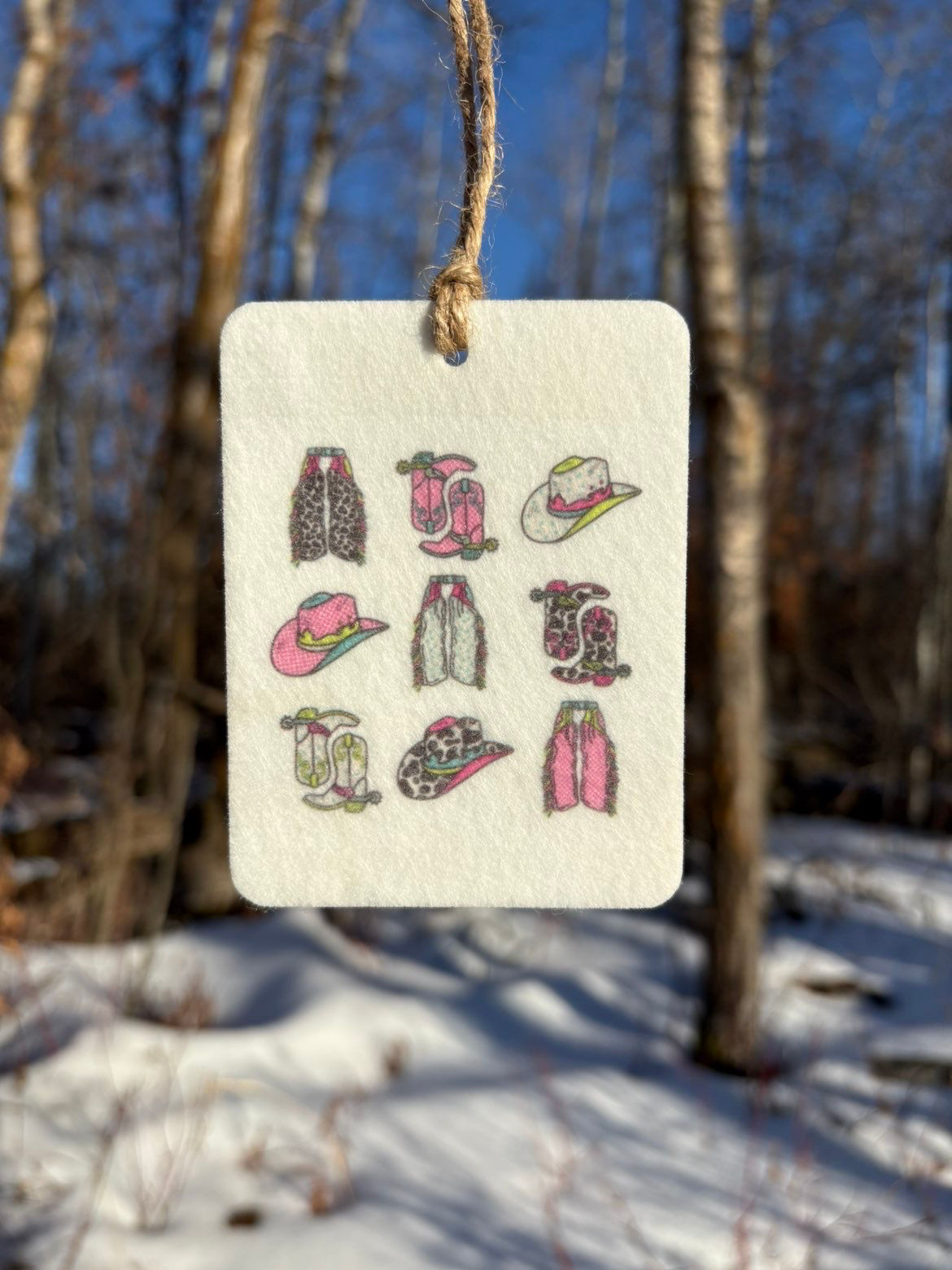 Neon Boots and Hats Freshie