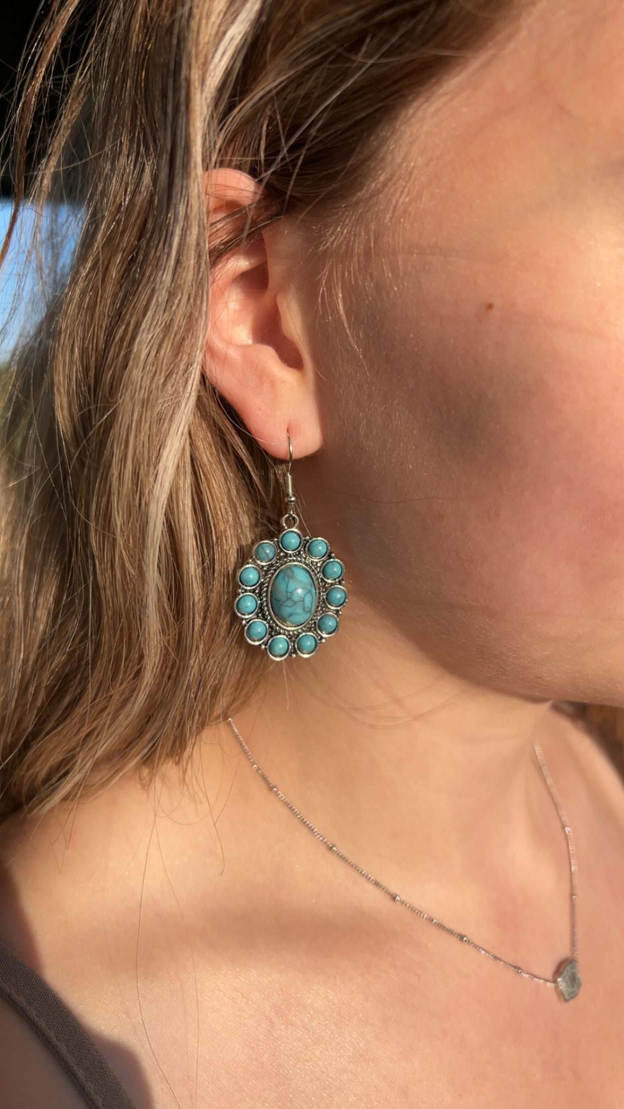 Turquoise Dangle Earrings