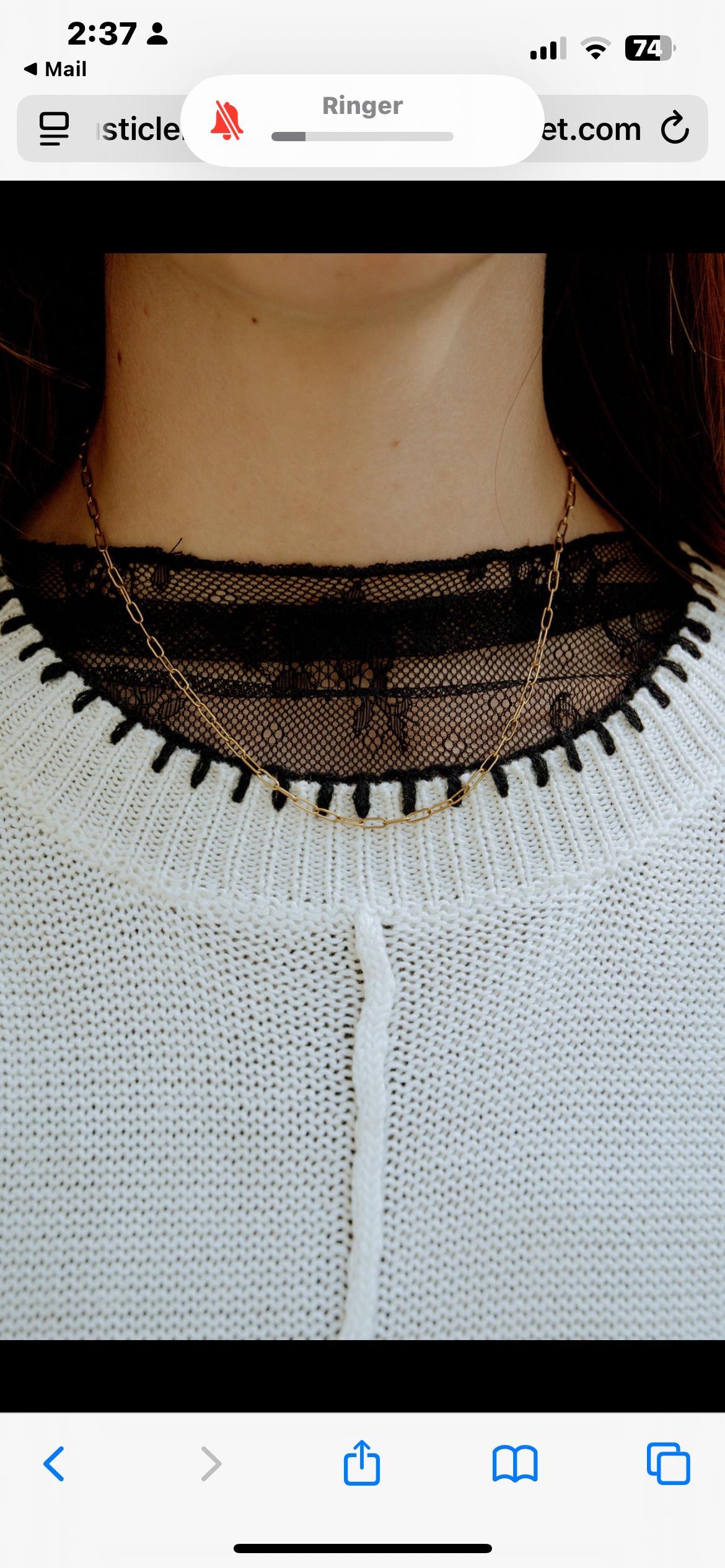 golden Link Necklace