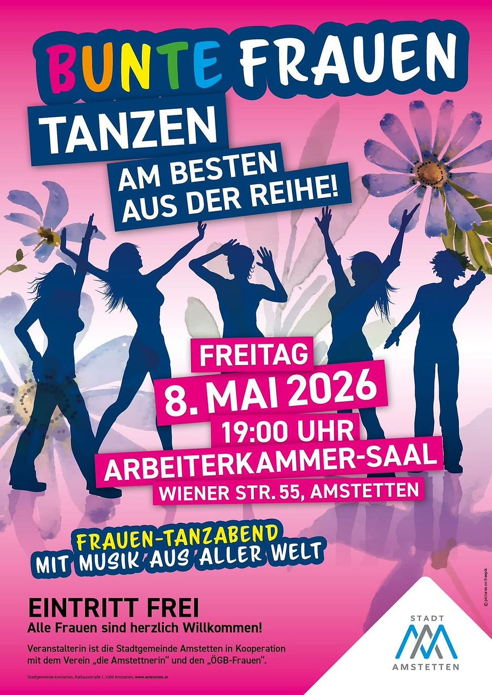BUNTE FRAUEN TANZEN auch 2026