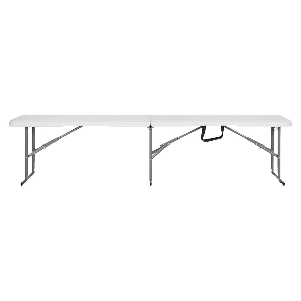 Miniatura: Banqueta plegable 180x28x44 blanca