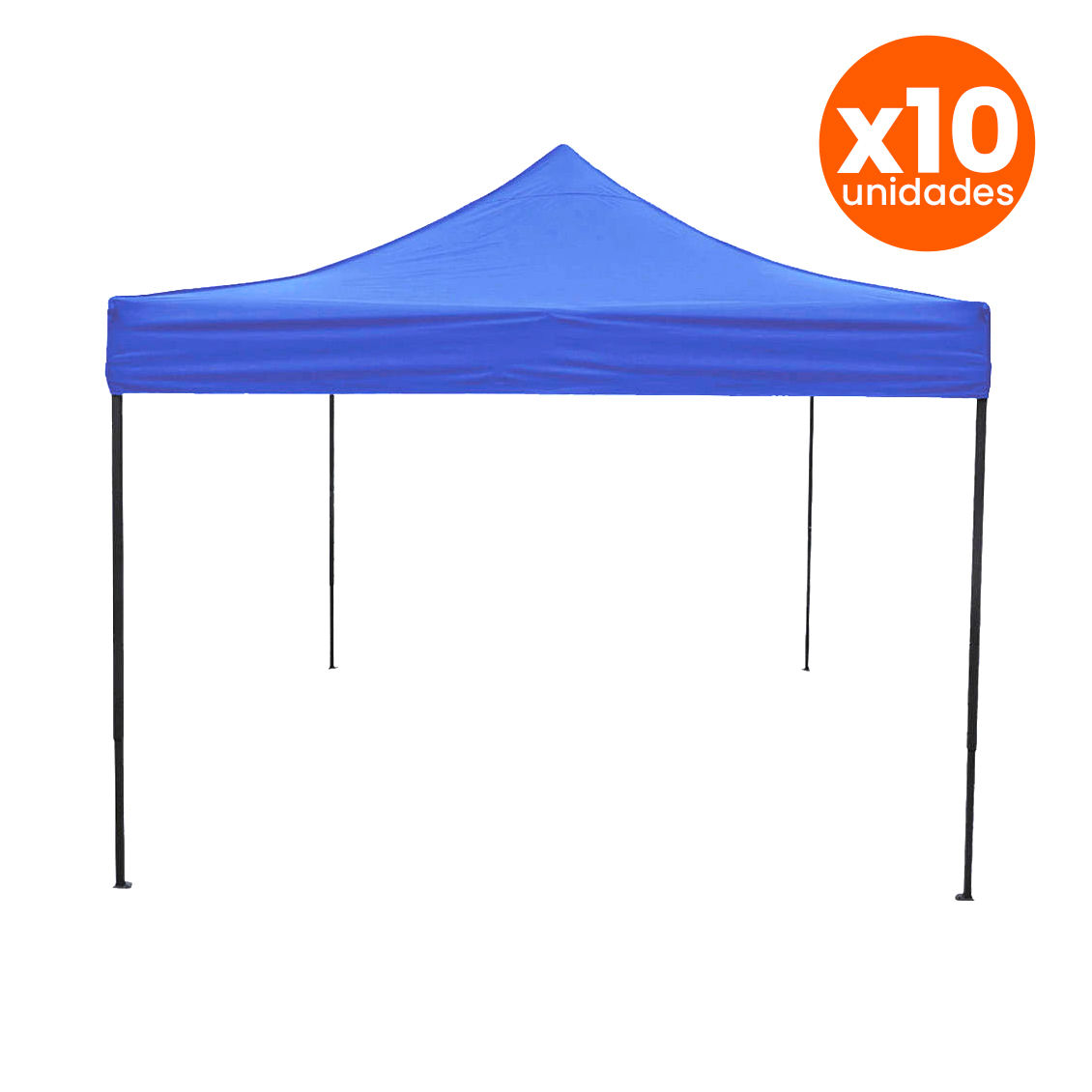 Pack 10 toldos 3x3 azul