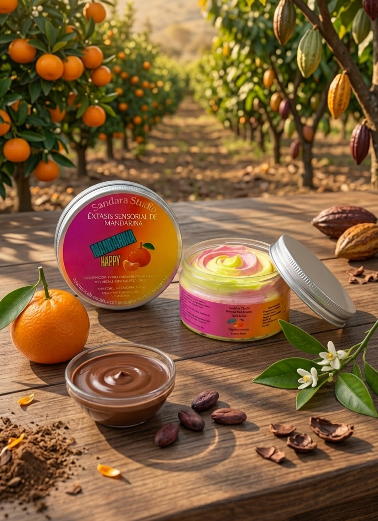 Mantequilla Hidratante Aroma Mandarina Happy