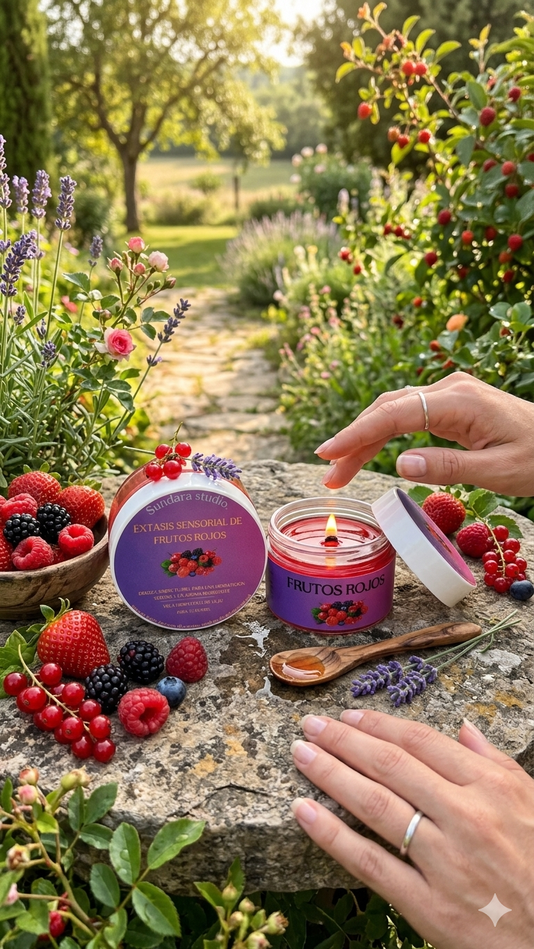 Vela Hidratante Frutos Rojos