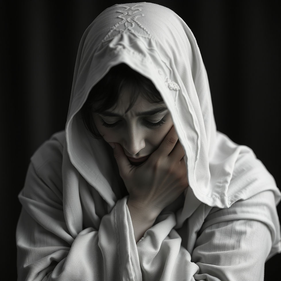 Grief doesn't always look like tears