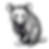 a full bodied opossum black drawing with no background.png