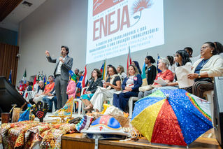 Abertura do XIX ENEJA reúne educadores, estudantes e representantes de instituições na CLDF