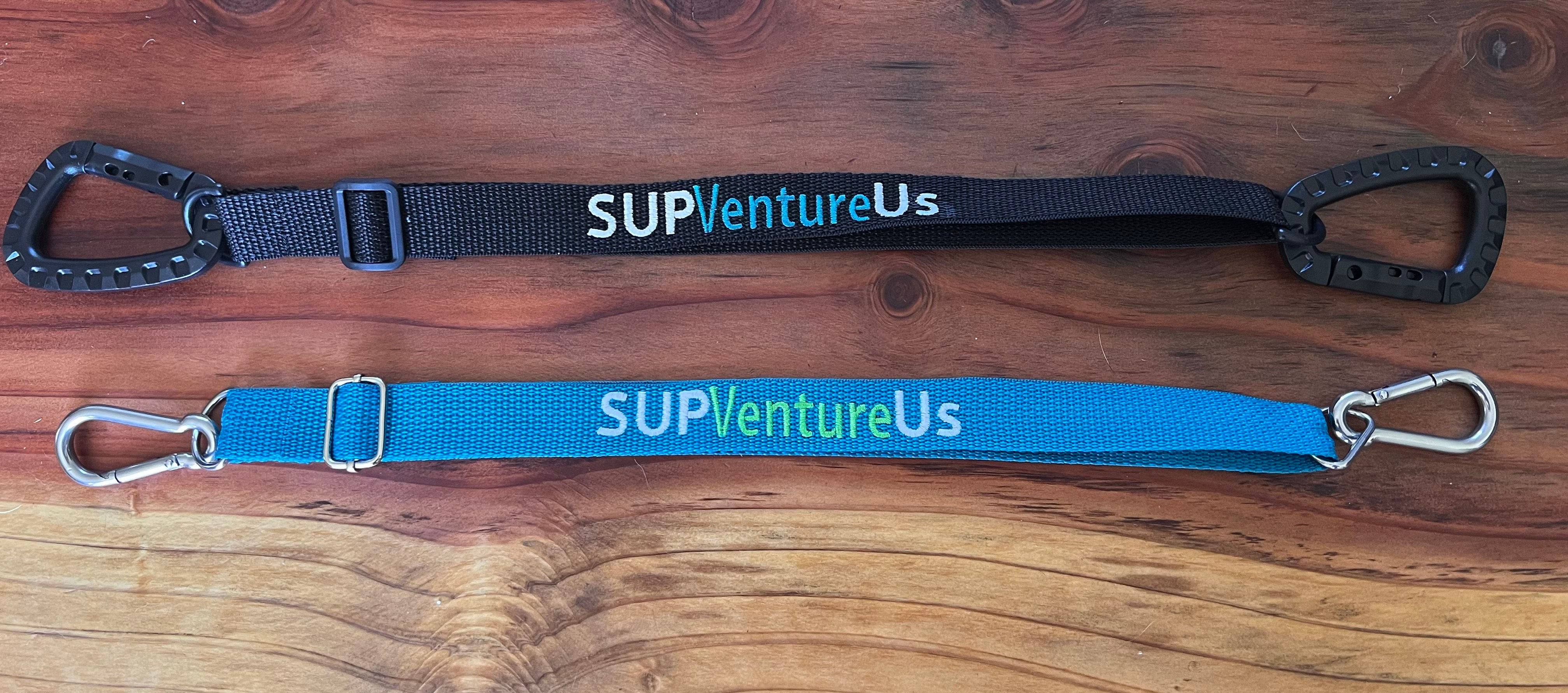 Black SUPVentureUs SUP Mate with plastic carabiners