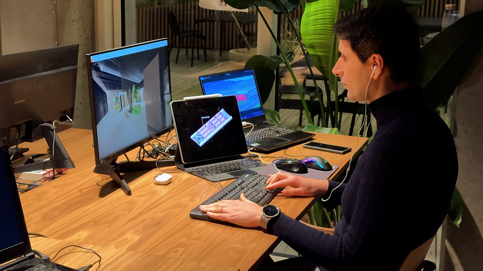 Animation work in progress, Musa Architects + Archwalks for Ciamoli Queda Studio, The Architect Show 2025 Athens