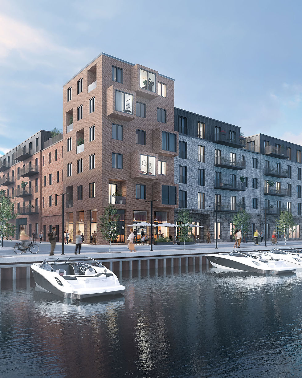 Residence on Water in Copenhagen, Denmark | Concept project + Architectural visualization by Musa Architects