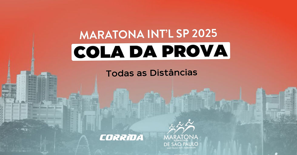 A COLA da Maratona de SP 2025
