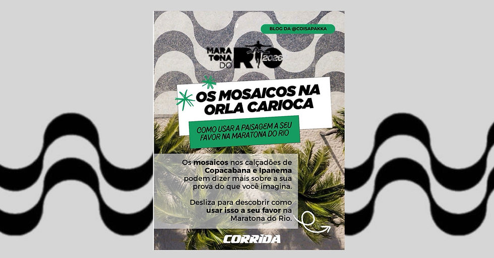 Os Mosaicos na Orla Carioca