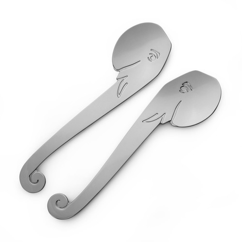 SALAD SERVERS MEDIUM Elephant Johnson McDonald