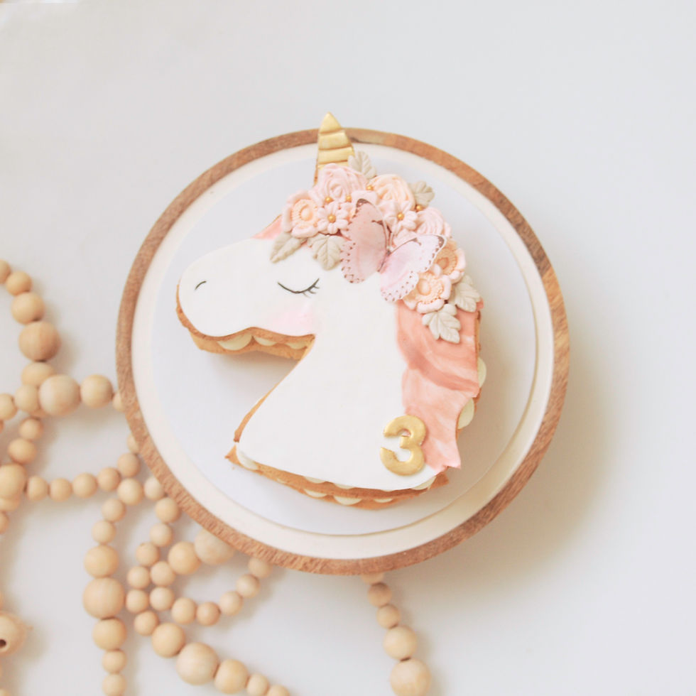 Boho Unicorn Cookie Stack