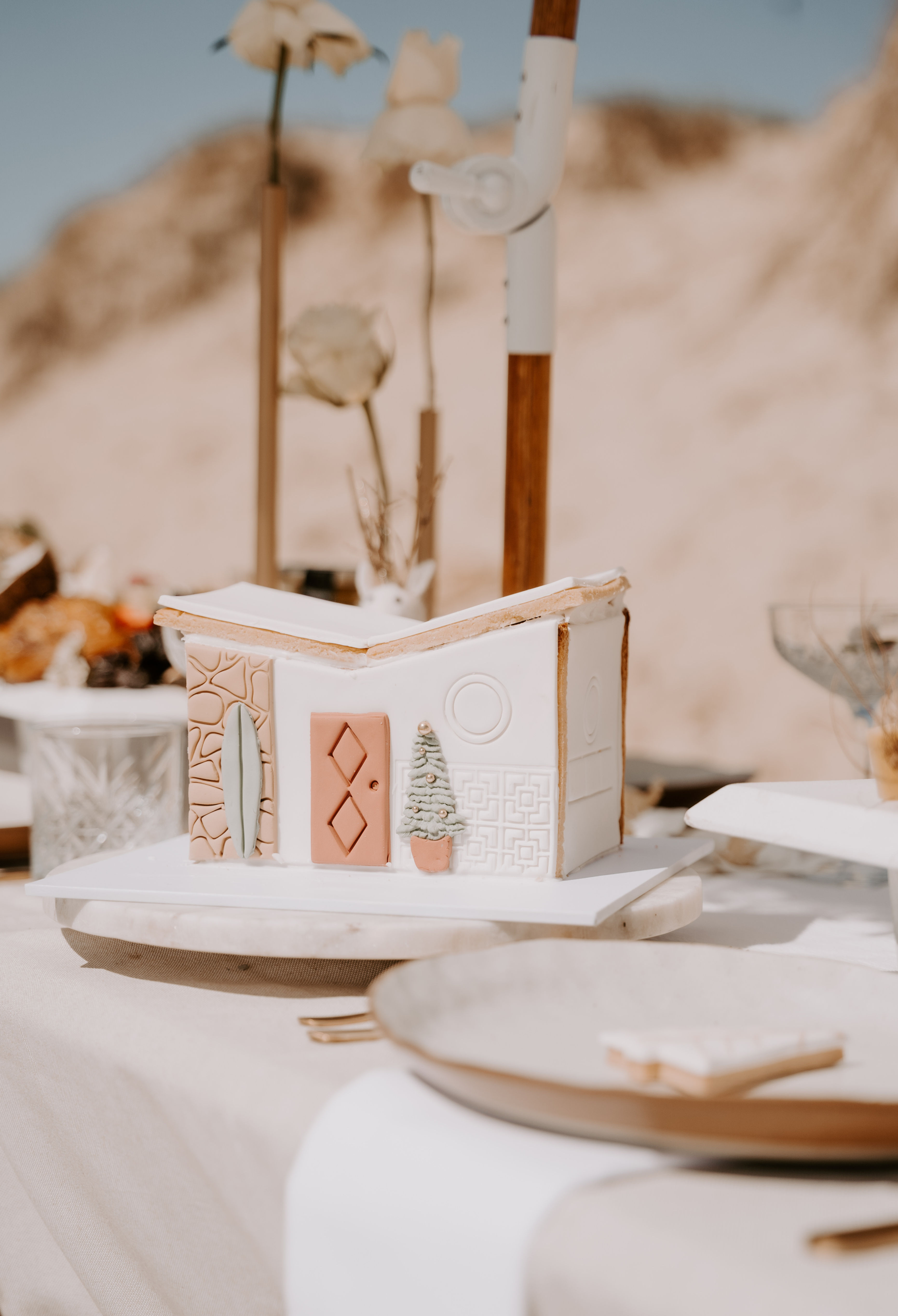 Beach Shack Gingerbread House