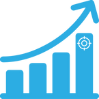Focused growth icon