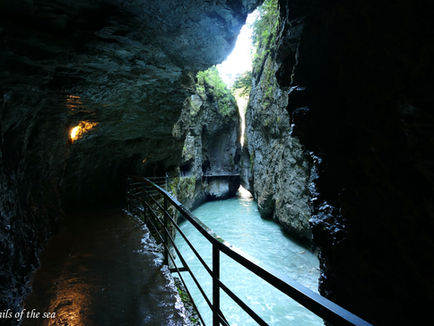 A visit to Swiss mountains, caves and rivers
