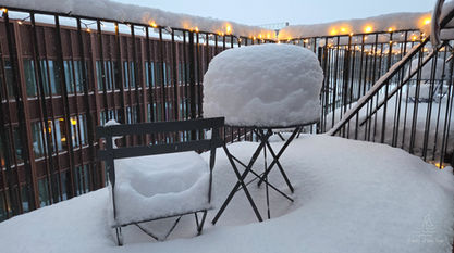 Snow in Tromso