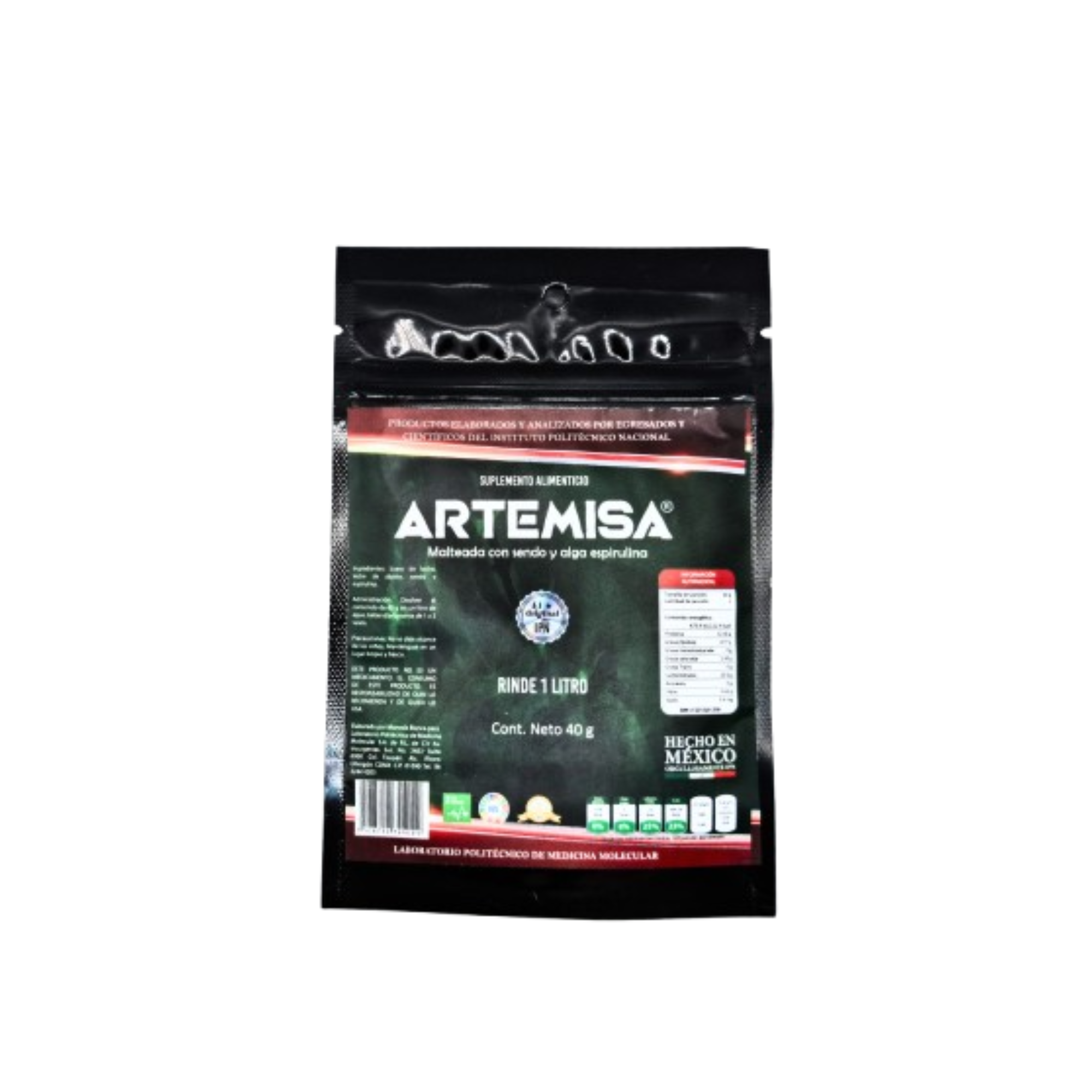 Malteada con Sendo y Espirulina (Artemisa)