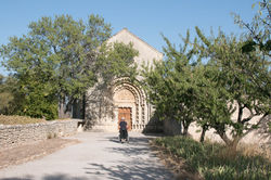Monastère de Ganagobie. Alpes de Haute-Provence. France. Août 2017.