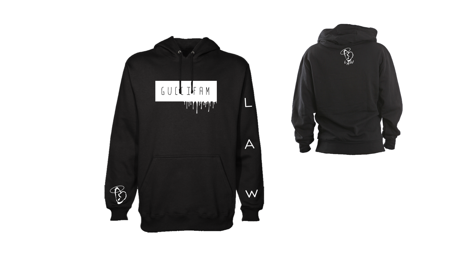 Drippy black hoodies Clearance