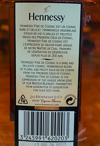 Hennessy Fine de Cognac – Qualité Rare – Bottled 2003 (70cl