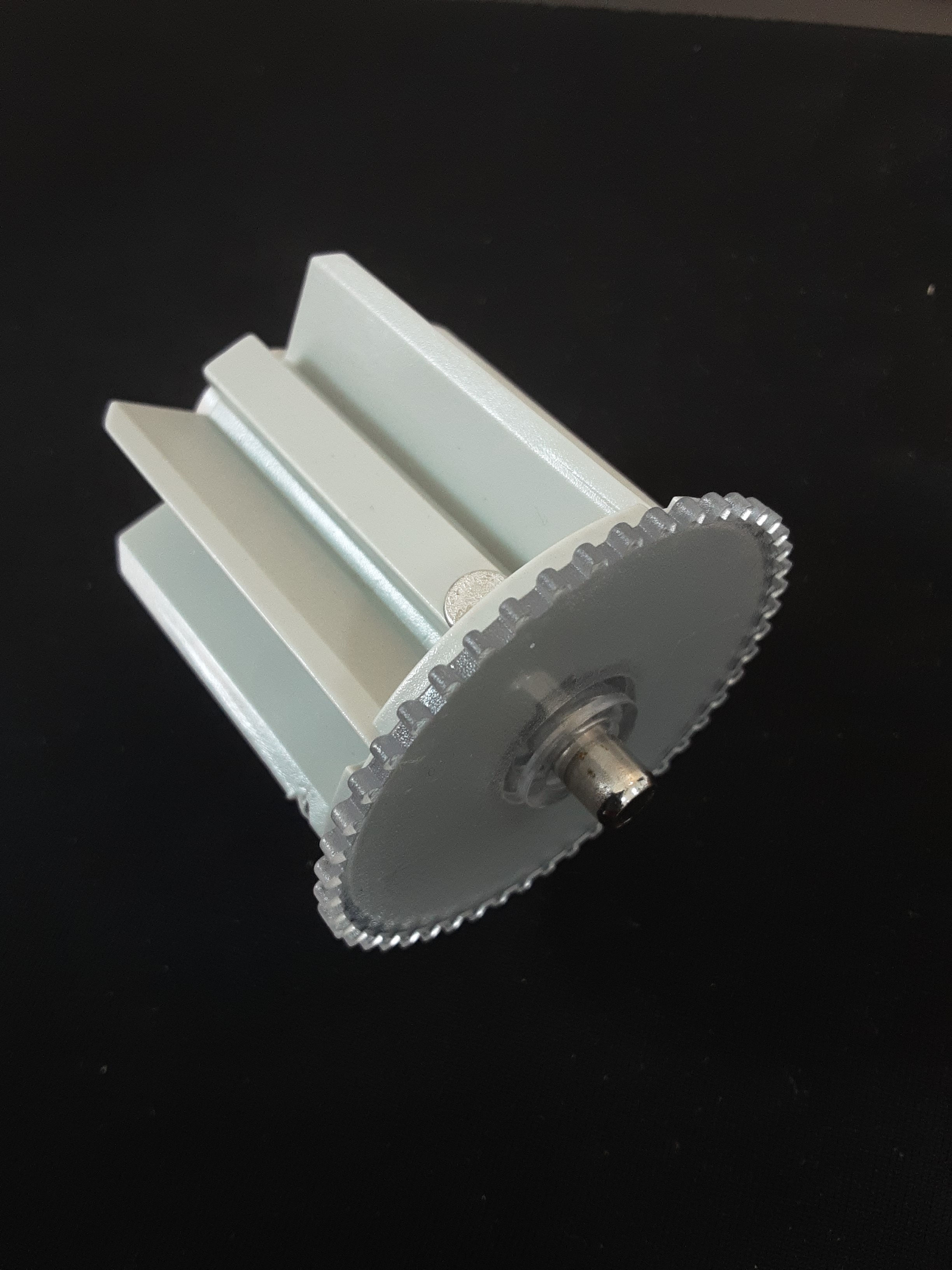 Ponteira com pino retrátil - Cinza