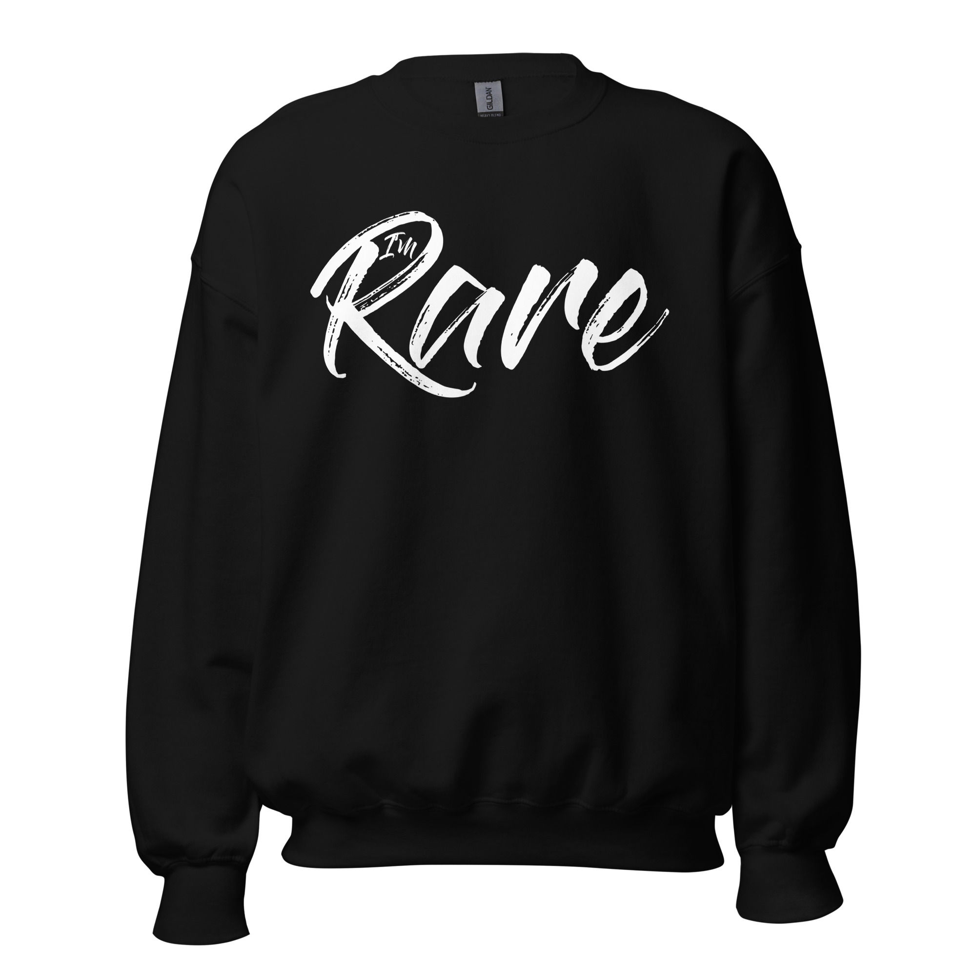 I'm Rare Signature Unisex Sweatshirt (Wht)