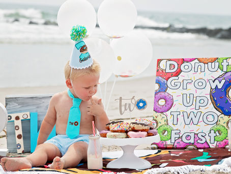 Stone Harbor, NJ | Cake Smash- Birthday Portraits