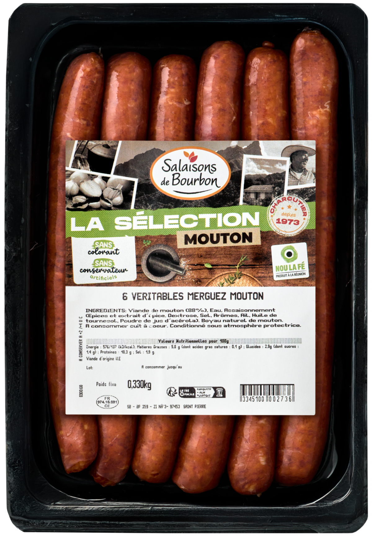 6 Merguez de mouton