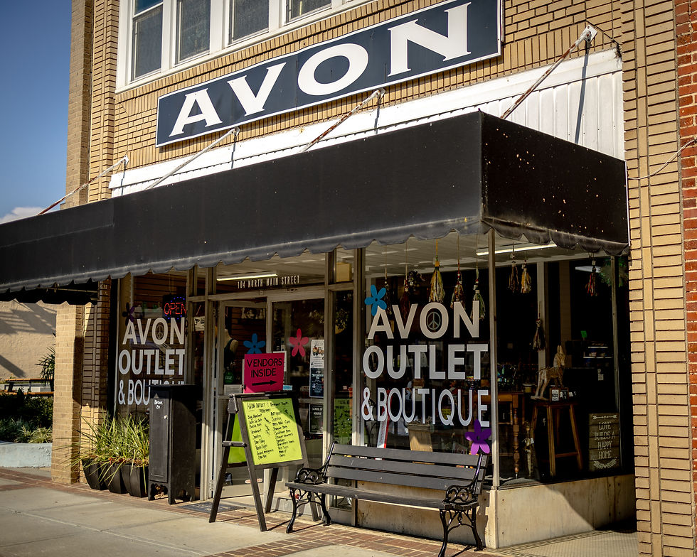 outside of avon and boutique shop