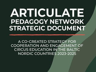 ARTiculate Pedagogy Network Strategic document and report
