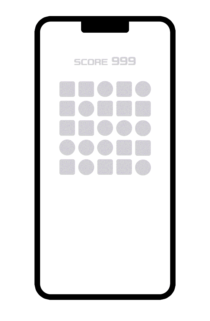 768 x 1024 pixel in-app banner advertisement example on game app