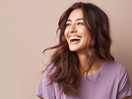beautiful woman happy and smiling