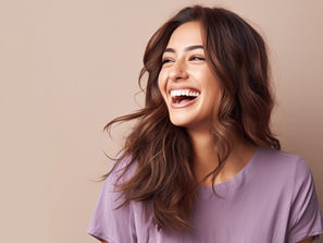 beautiful woman happy and smiling