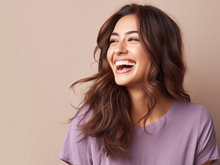 beautiful woman happy and smiling