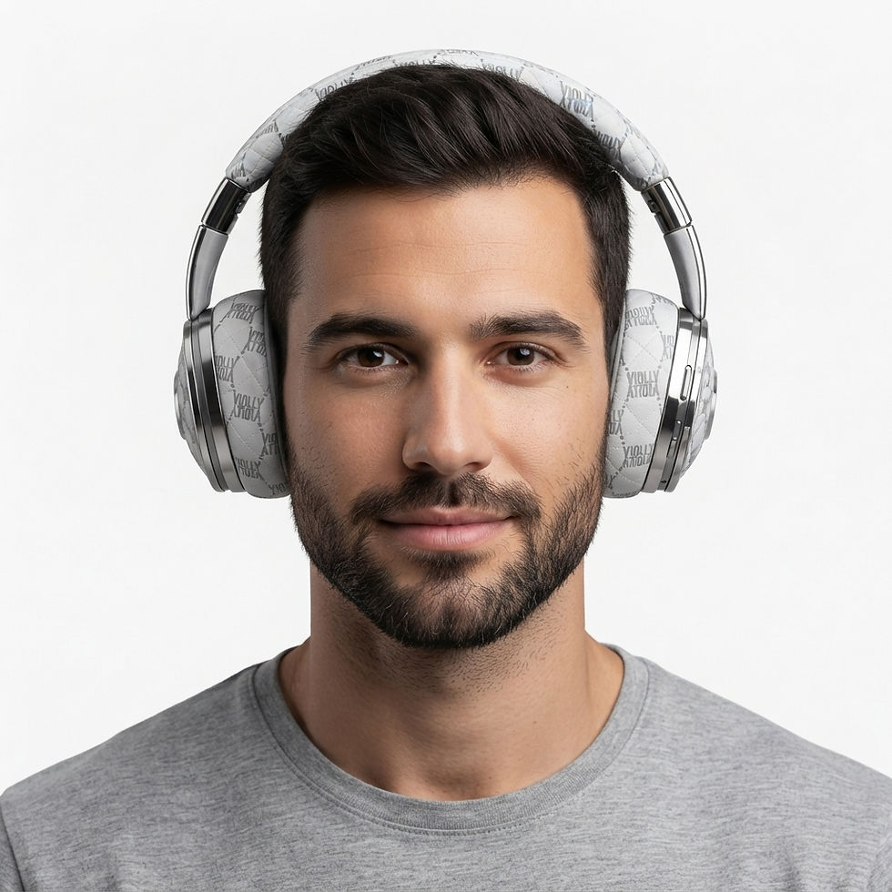 Miniatura: FONE DE OUVIDO OVER-EAR SEM FIO VIOLLY COM ESTOJO