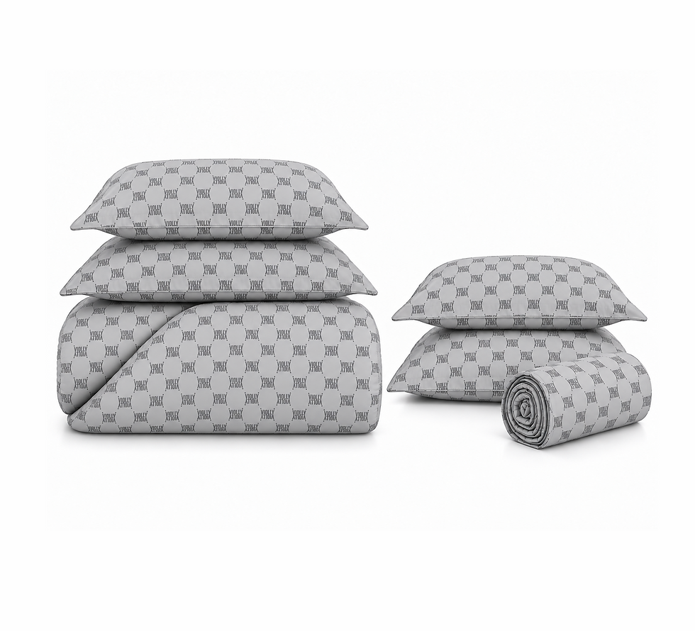 Miniatura: KIT DE CAMA KING EM MONOGRAMA VIOLLY