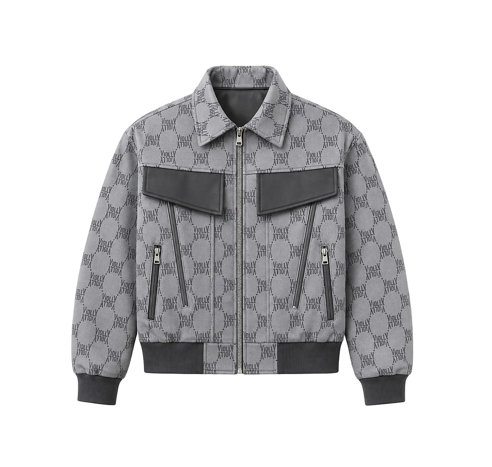 Miniatura: JAQUETA BOMBER MASCULINA NERO