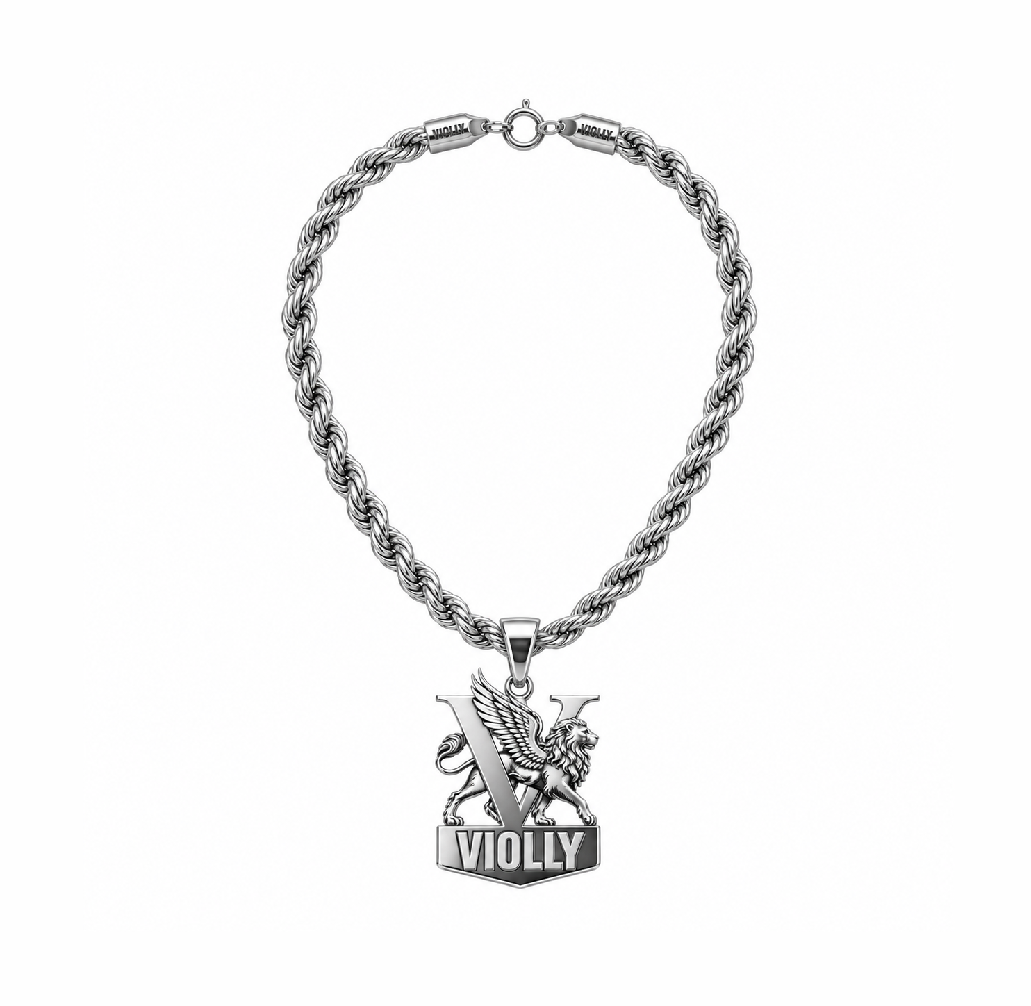 COLAR MASCULINO VIOLLY — OURO 18K COM PINGENTE