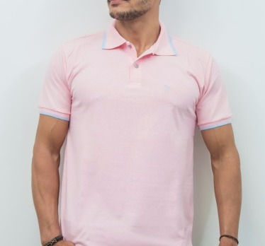 Camisa Pólo Lisa 100% Algodão