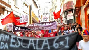 O movimento Vida Além do Trabalho (VAT) defende o fim da escala 6x1 | Foto: Divulgação/VAT