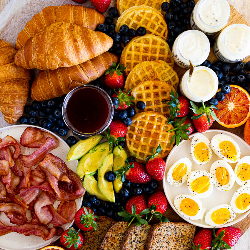 Arranged Food and Objects