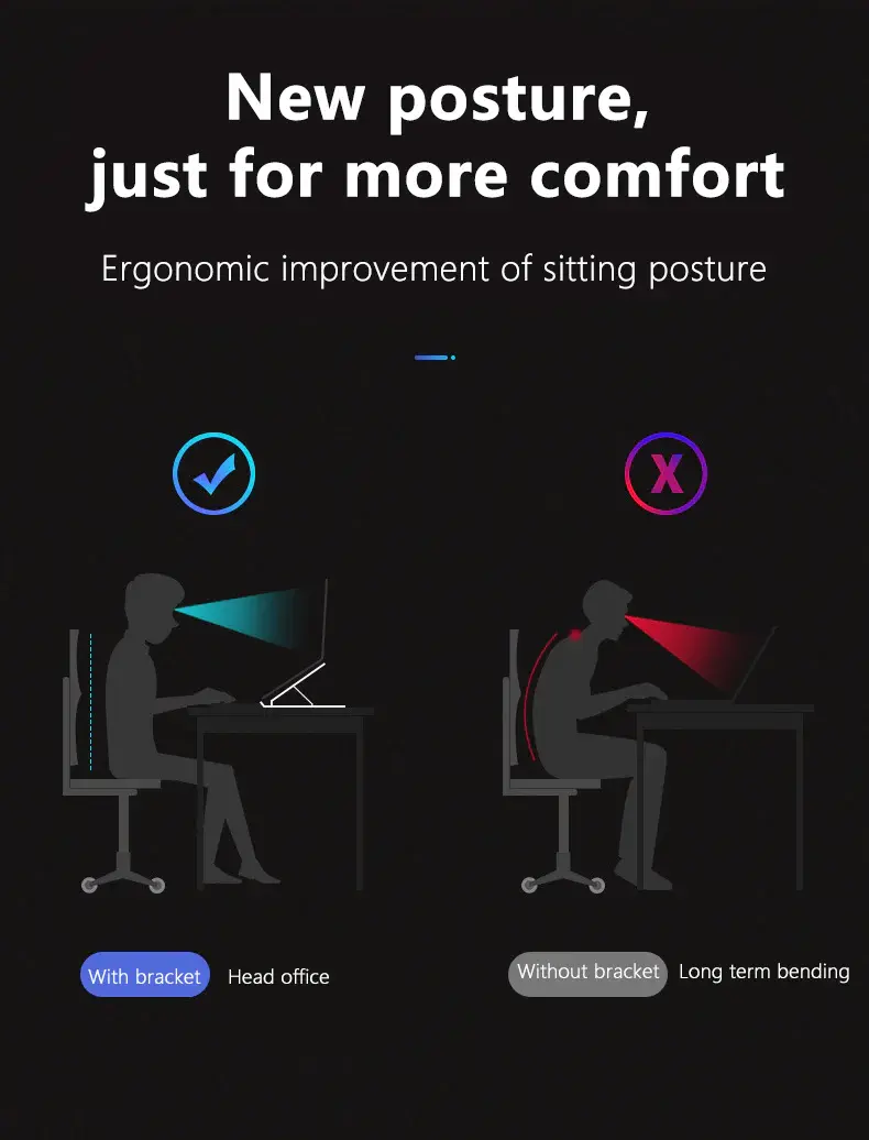 Thumbnail: Andowl Q-P1 Multifunctional 180-Degree Portable Laptop & Tablet Holder